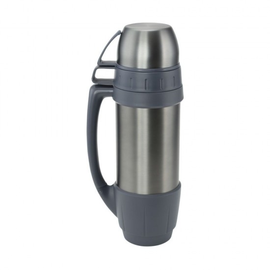 Термос 1,2 л сталевий Line Art Campania, вакуумний графіт - 8087-11