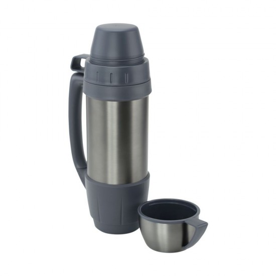 Термос 1,2 л сталевий Line Art Campania, вакуумний графіт - 8087-11