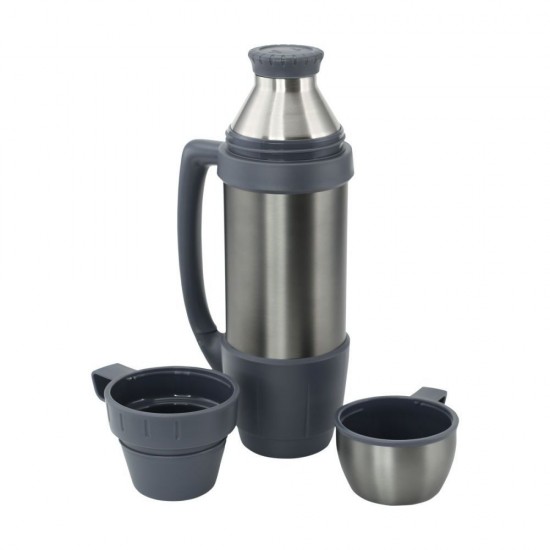 Термос 1,2 л сталевий Line Art Campania, вакуумний графіт - 8087-11