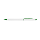 Ручка металева білий/зелений - 9080-4