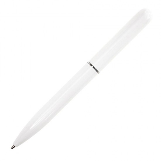 Ручка металева, кулькова Bergamo Bosso білий - 990M-8