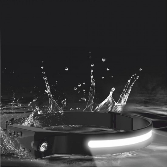 Ліхтарик налобний акумуляторний TheGeneral Showy з боковим COB light чорний - 216516-01