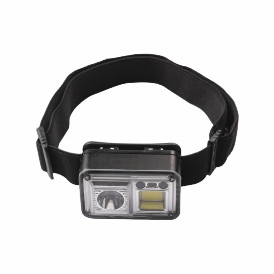 Ліхтарик налобний акумуляторний TheGeneral Gaily з XPG/COB/RED SMD light чорний - 226512-01