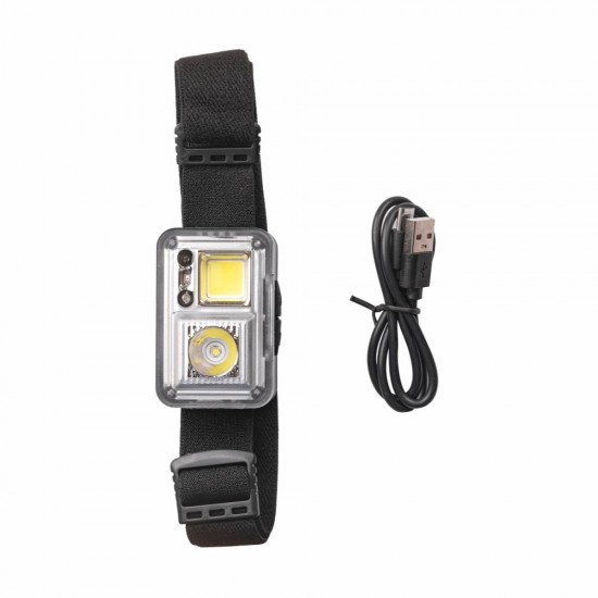 Ліхтарик налобний акумуляторний TheGeneral Gaily з XPG/COB/RED SMD light чорний - 226512-01