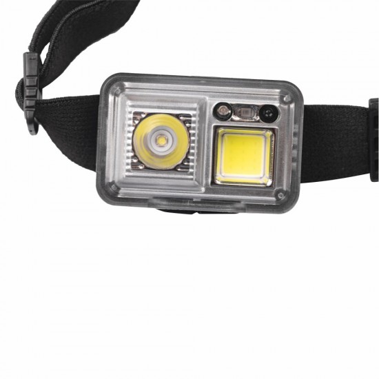 Ліхтарик налобний акумуляторний TheGeneral Gaily з XPG/COB/RED SMD light чорний - 226512-01