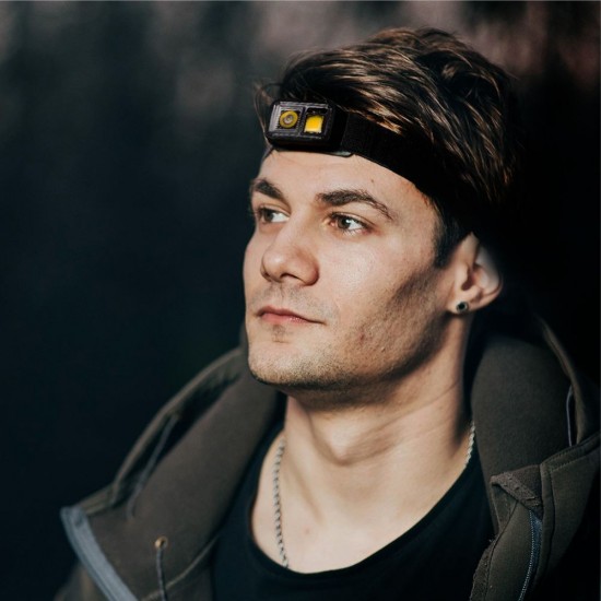 Ліхтарик налобний акумуляторний TheGeneral Gaily з XPG/COB/RED SMD light чорний - 226512-01