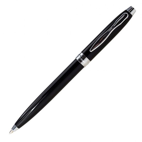 Ручка металева, кулькова чорний - М349-1