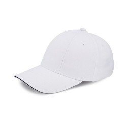 Кепка coFEE Turned sandwich білий/чорний - 1734-6 CO