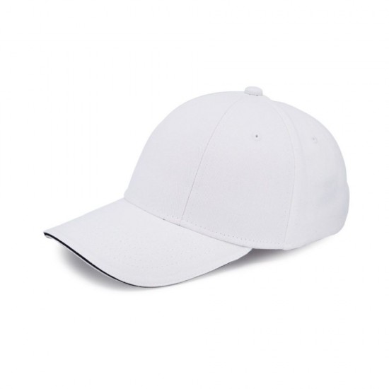 Кепка coFEE Turned sandwich білий/чорний - 1734-6 CO