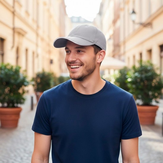 Кепка coFEE Turned sandwich сірий/білий - 1734-7 CO