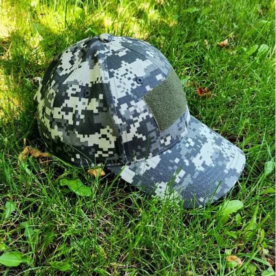 Кепка coFEE Heavy з липучкою велкро піксель синій - 1926-54 CO-V