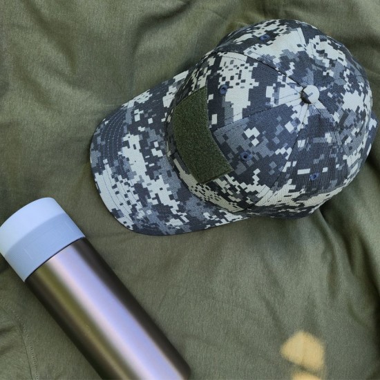 Кепка coFEE Heavy з липучкою велкро піксель синій - 1926-54 CO-V