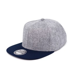 Кепка coFEE Snap melange сірий меланж/темно-синій - 2023-14
