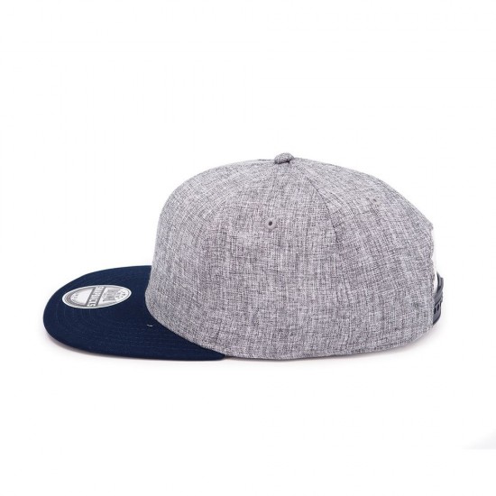 Кепка coFEE Snap melange сірий меланж/темно-синій - 2023-14