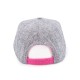 Кепка coFEE Snap melange сірий меланж/фукція - 2023-26