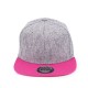 Кепка coFEE Snap melange сірий меланж/фукція - 2023-26