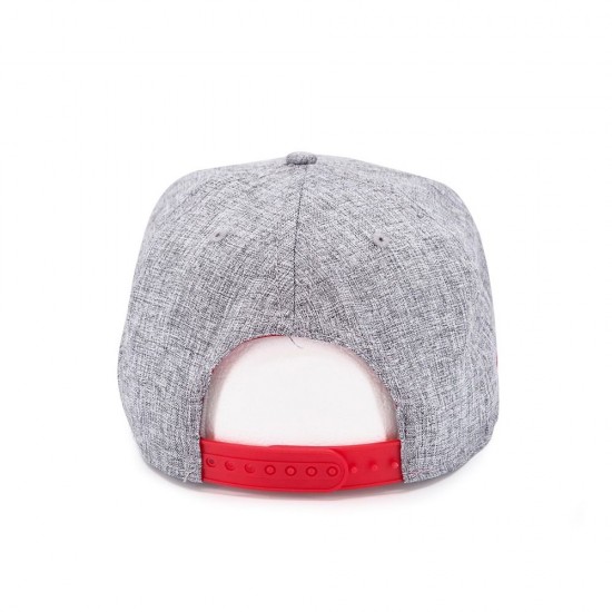 Кепка coFEE Snap melange сірий меланж/червоний - 2023-5