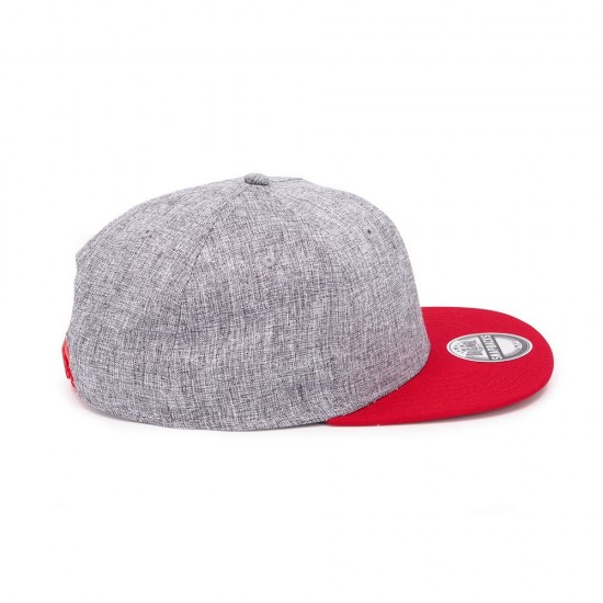 Кепка coFEE Snap melange сірий меланж/червоний - 2023-5