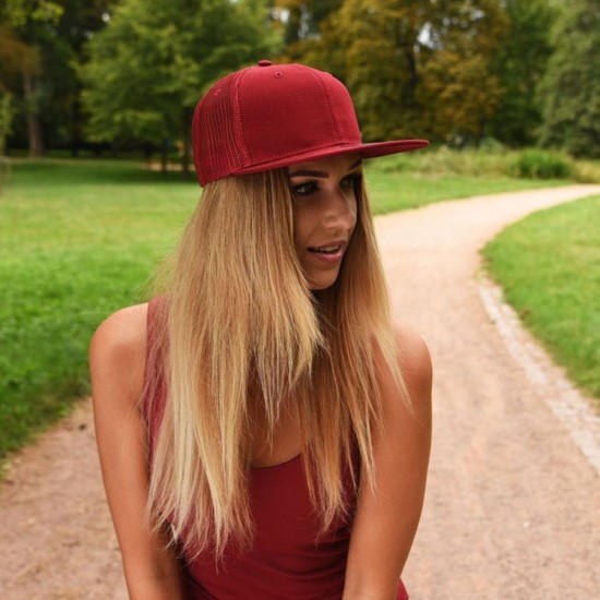 Кепка coFEE Snap mesh бордовий - 2025-2 CO