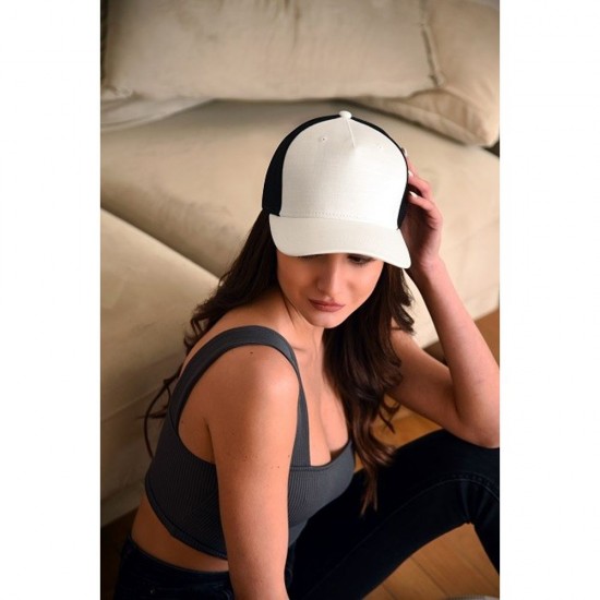 Кепка coFEE Five panels snap білий - 2026.6 CO