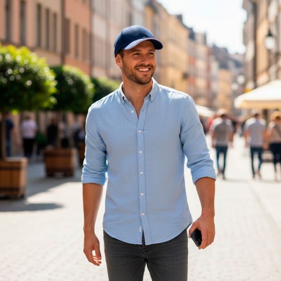 Кепка coFEE Classic sandwich темно-синій/білий - 2099-14 CO