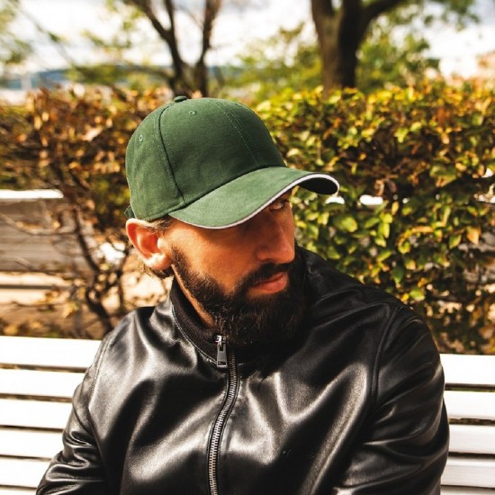 Кепка coFEE Classic sandwich темно-зелений/білий - 2099-15 CO