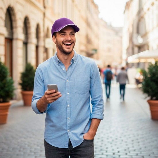 Кепка coFEE Classic sandwich фіолетовий/білий - 2099-20 CO Кепка coFEE Classic sandwich фіолетовий/білий - 2099-20 CO