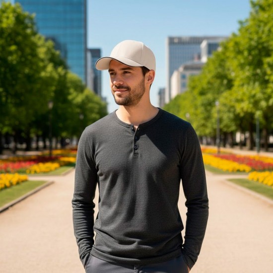 Кепка coFEE Classic sandwich кремовий/темно-синій - 2099-22 CO