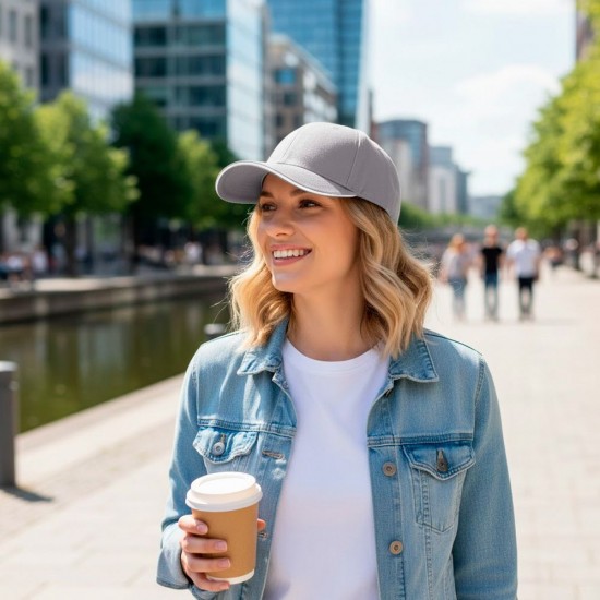 Кепка coFEE Classic sandwich сірий/білий - 2099-7 CO