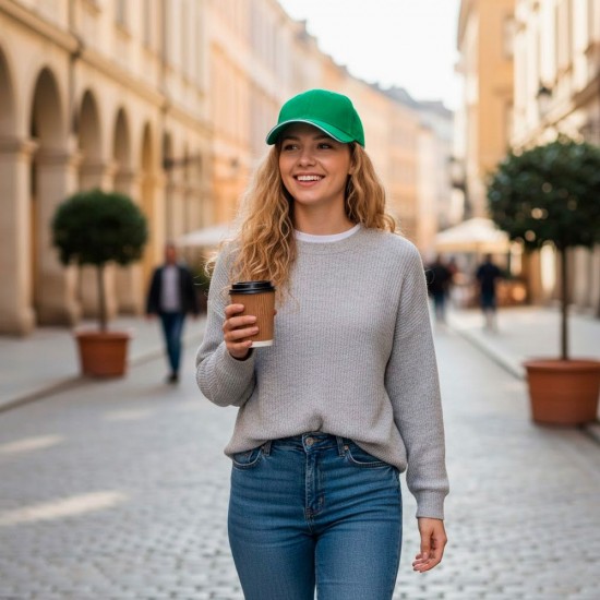 Кепка coFEE Classic sandwich яскраво-зелений/білий - 2099-9 CO