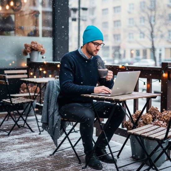 Шапка coFEE Jersey бірюзовий - 3003-18