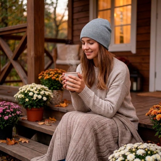 Шапка coFEE Jersey світло-меланжевий - 3003-34 CO Шапка coFEE Jersey світло-меланжевий - 3003-34 CO