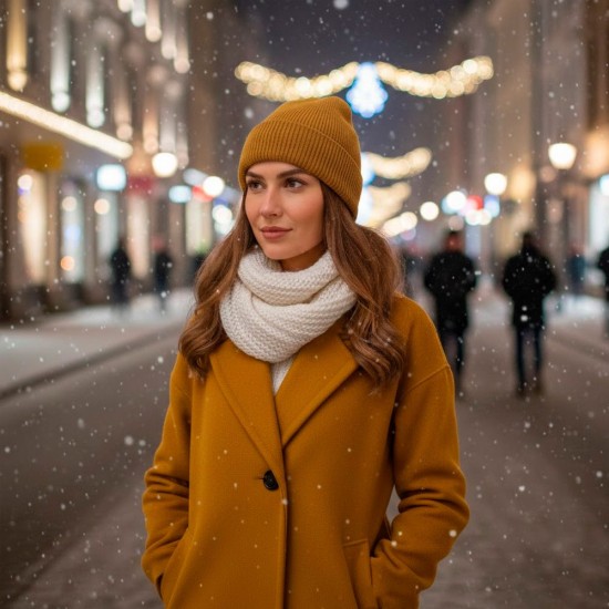 Шапка coFEE Primary band гірчичний - CO3008.28