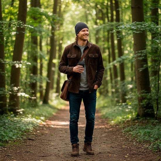 Шапка coFEE Primary melange чорний - 3009-3 CO