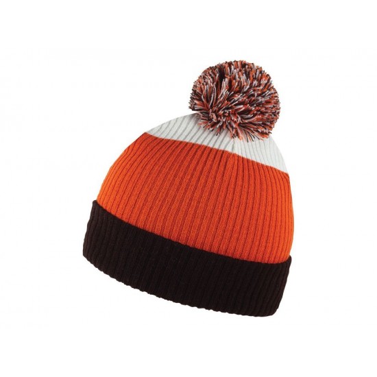 Шапка coFEE Rada коричневий/помаранчевий/білий - 3011.10 CO