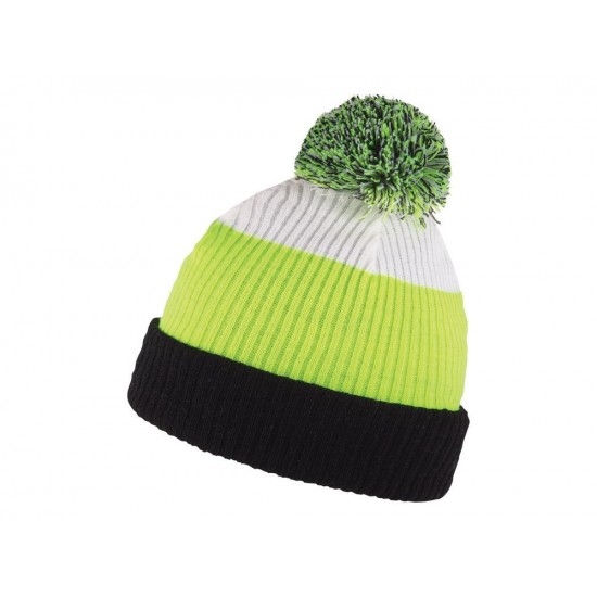 Шапка coFEE Rada чорний/неоново-жовтий/білий - 3011.41 CO