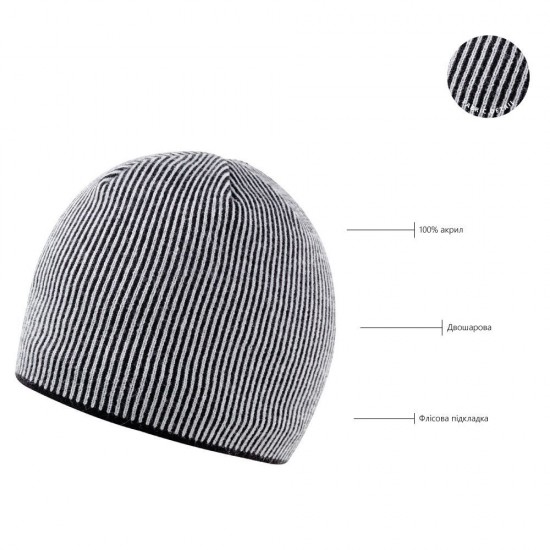 Шапка coFEE Stripe білий - CO3013.6 Шапка coFEE Stripe білий - CO3013.6