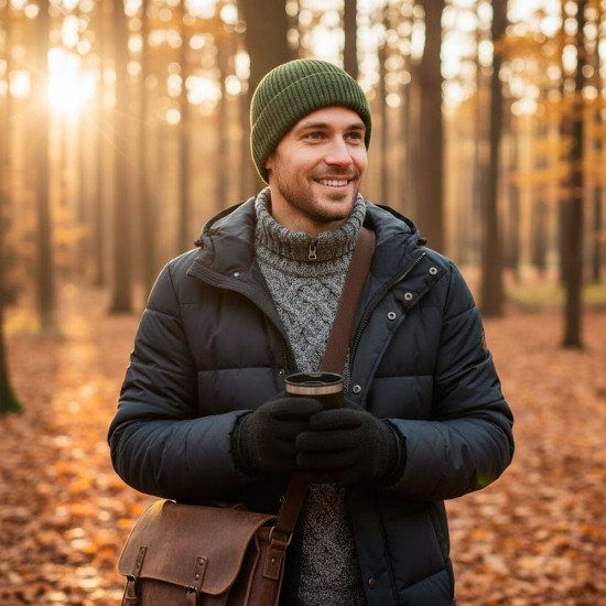 Шапка coFEE Wrap beanie армійський - 3030.29 CO