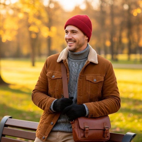 Шапка coFEE Wrap beanie бордовий - 3030.2 CO Шапка coFEE Wrap beanie бордовий - 3030.2 CO