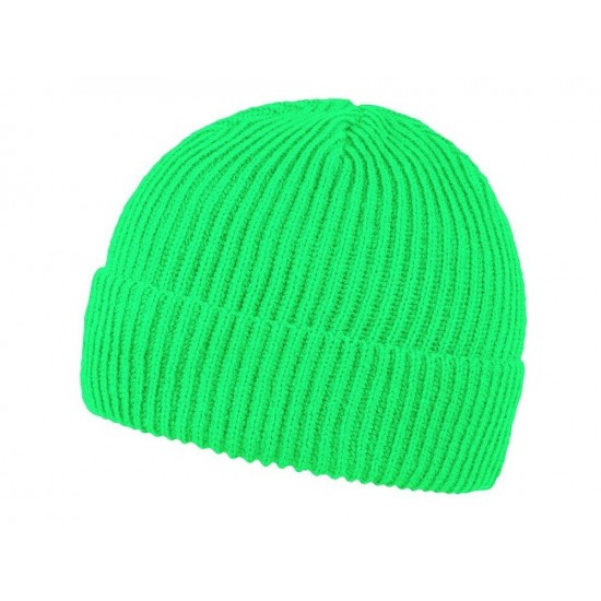 Шапка coFEE Wrap beanie неоново-зелений - 3030.49 CO
