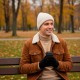 Шапка coFEE Wrap beanie білий - 3030.6 CO