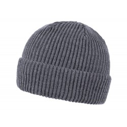 Шапка coFEE Wrap beanie темно-сірий меланж - 3030.7 CO