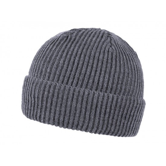Шапка coFEE Wrap beanie темно-сірий меланж - 3030.7 CO