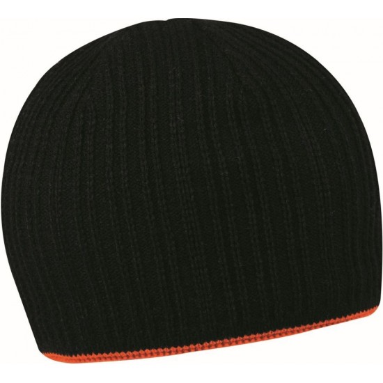 Шапка coFEE Ribbon чорний/сірий - 3033-3B CO