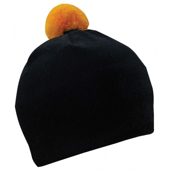 Шапка coFEE Contrasting чорний/неоново-зелений - 3040-3F CO