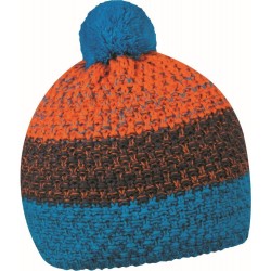 Шапка coFEE Three rows бірюзовий/сірий/помаранчевий - 3041-18 CO