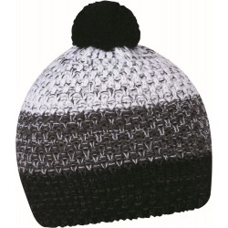 Шапка coFEE Three rows чорний/сірий/білий - 3041-3 CO