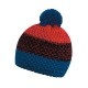 Шапка coFEE Three rows ультрамарин/чорний/червоний - 3041-44 CO