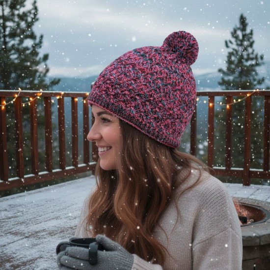 Шапка coFEE 3042-25 рожевий - 3042-25 CO