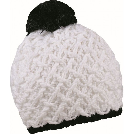 Шапка coFEE Rough style білий/чорний - 3044-6C CO